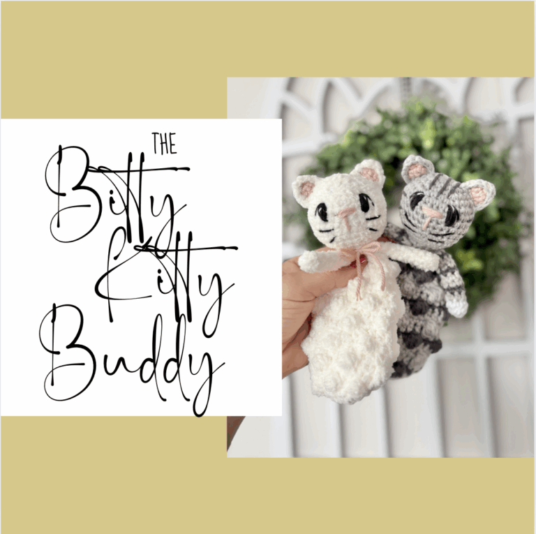 The Bitty Kitty Buddy: A FREE Crochet Kitty Cat Pattern