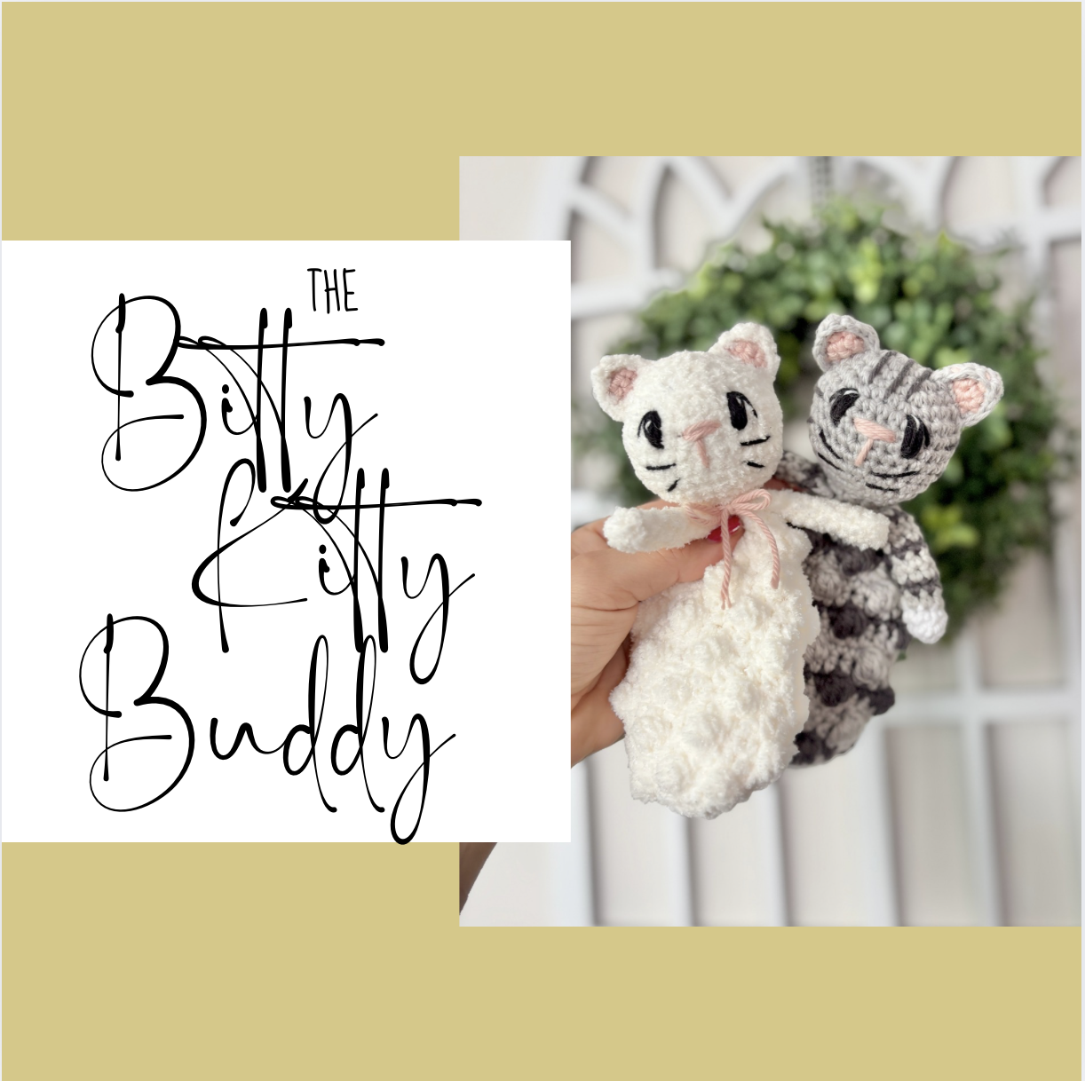 The Bitty Kitty Buddy: A FREE Crochet Kitty Cat Pattern