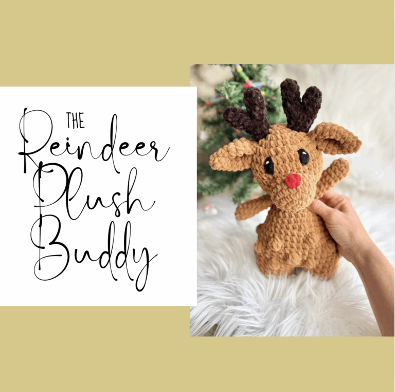 Randy the Reindeer Plush – A FREE Reindeer Crochet Pattern!