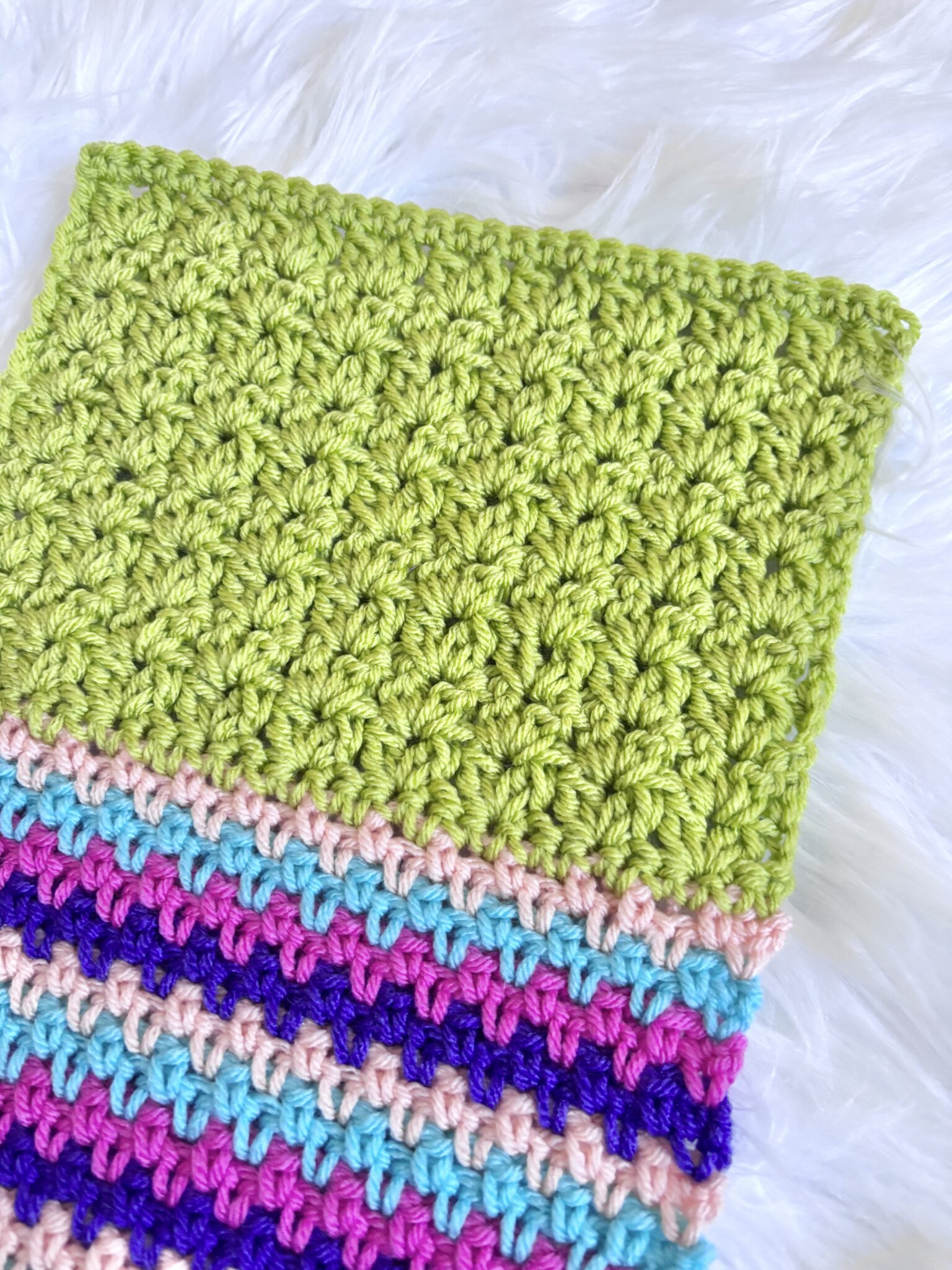 How to Crochet the Cluster V-Stitch - Stuck on You Crochet