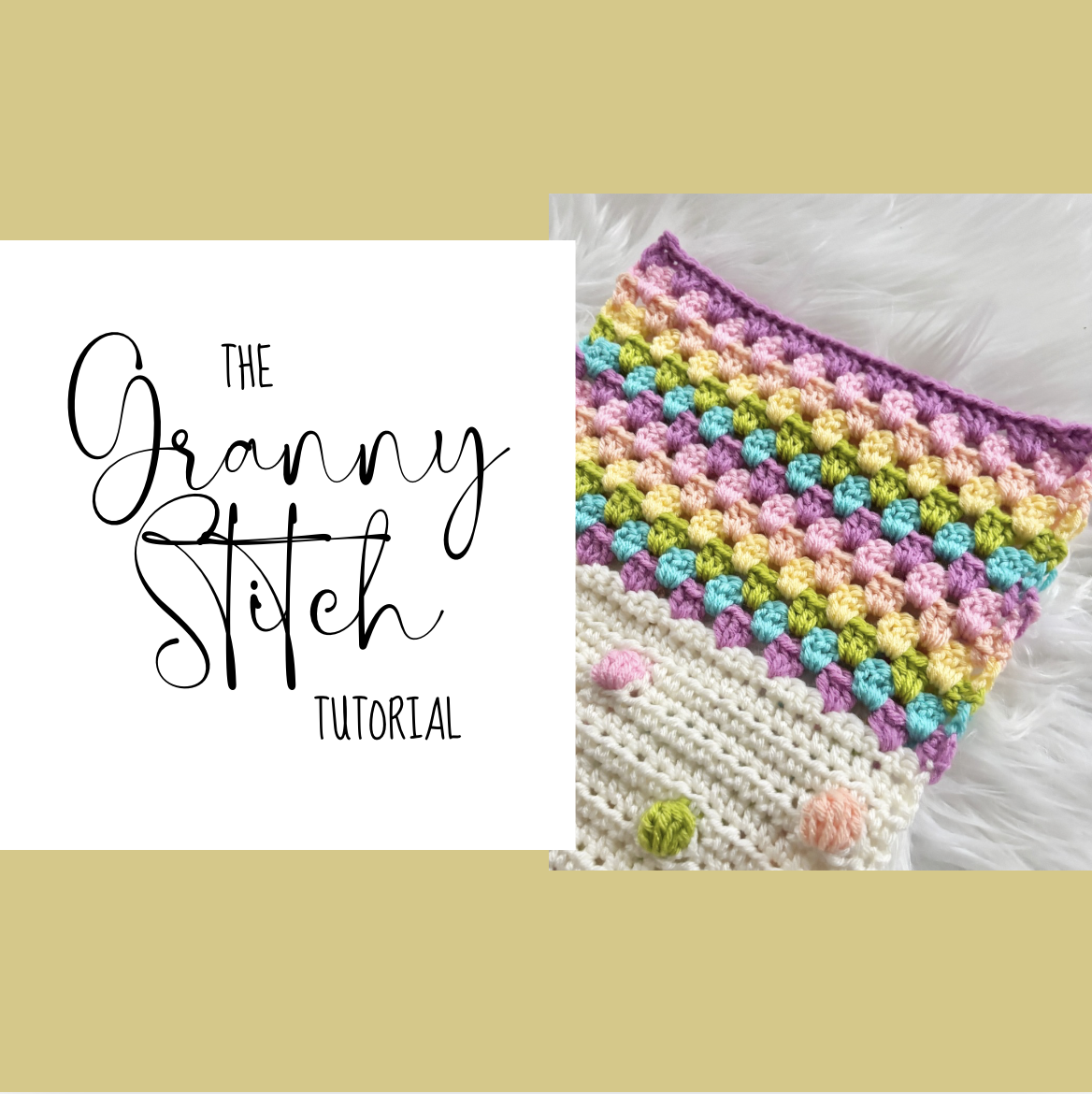 How to Crochet The Granny Stitch