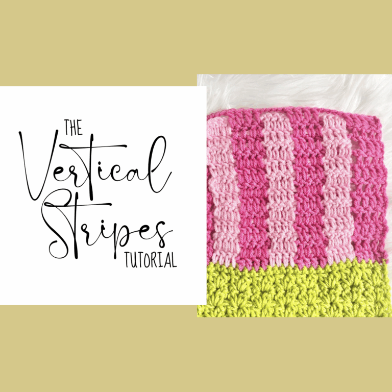 How to Crochet Vertical Stripes