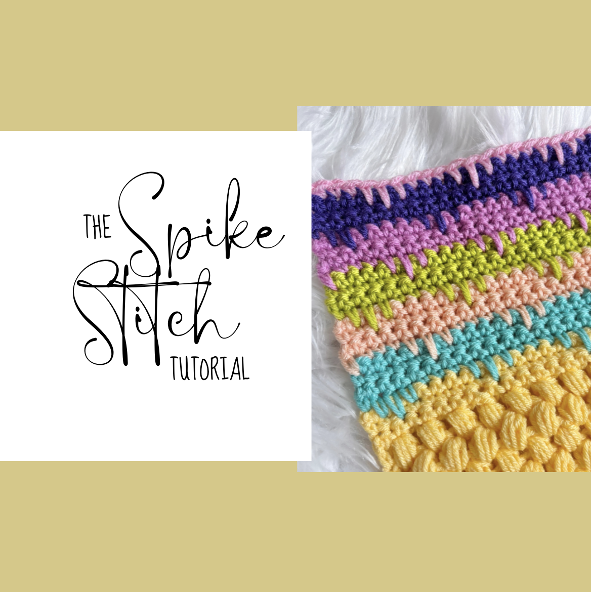 How to Crochet the Spike Stitch