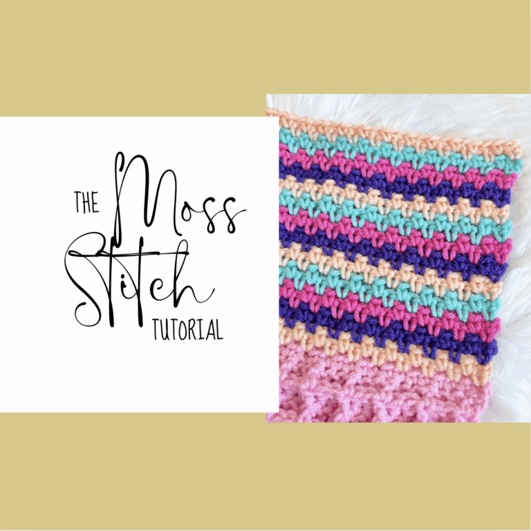 How to Crochet the Moss Stitch (or Linen Stitch)